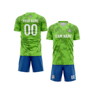 Nouveau Vente en gros OEM Polyester respirant évacuant la sueur Vêtements de football Vêtements de sport Maillot de football Sublimation Hommes - Product Image 4
