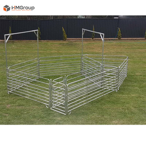 โรงเรือนเลี้ยงแกะแบบพกพา โครงเหล็กแข็งแรง ทนทาน พร้อมแผงกั้นสำหรับแกะและแพะ รูปทรงกลม - Product Image 5