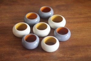 Anneau en bois marron boucle de serviette boucle de serviette en bois brut peinte à la main anneau de serviette en bois Simple anneau de tissu - Product Image 5