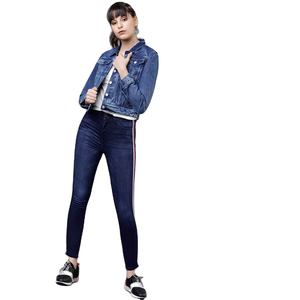 Mezcla de Estilos Clásicos y Vintage para la Moda Urbana, Prendas Diarias Más Vendidas, Tops de Mezclilla Personalizables al por Mayor para Mujer - Product Image 4