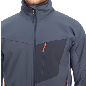 High Quality <b>Men's</b> <b>Soft</b> <b>Shell</b> <b>Jacket</b> New Design Outdoor Waterproof and Breathable Plus Size Winter Zipper Closure - Product Image 3