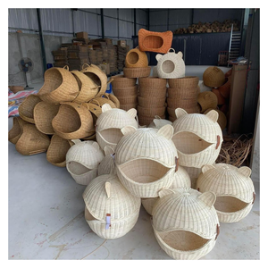 Camas para mascotas de ratán de moda de Vietnam: camas para mascotas naturales y elegantes que brindan comodidad y elegancia a sus amadas mascotas - Product Image 1