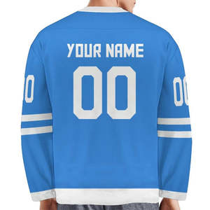 Jersey de Hockey sobre Hielo Reversible Sublimado Personalizado de Alta Calidad, Ropa de Hockey de Calidad con Logotipo Frontal, Servicio OEM - Product Image 3