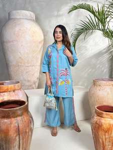 Conjunto de Kurti con Cordones Vetican Premium, Atuendo Étnico Moderno para Mujer, para el Hogar, la Universidad, Fiestas, Moda y Bodas - Product Image 3