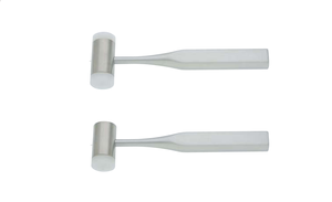 Maillet dentaire à tête en nylon à manche court de 14 cm de la société Dentavex, en acier inoxydable, alimenté par une machine - Product Image 4