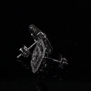 Pendiente de diamante de moda en oro blanco y rosa Chapado en oro certificado IGI para fiesta de boda y regalo - Product Image 4