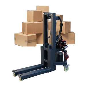 Mini Montacargas Eléctrico de 300 kg con Batería de Iones de Litio, Desplazador Lateral Hidráulico, Apilador Autocargable de Paletas Anchas para Restaurantes - Product Image 3