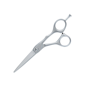 Stainless Steel Beauty Mustache Trimming Scissors Cutting Scissors Affordable Barber Straight <b>Edge</b> Blade Mustache Hair Scissors - Product Image 2