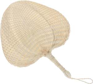 Seagrass fan Vietnam, hecho a mano por artesanos en Vietnam, hecho de 100% algas marinas naturales - Product Image 1