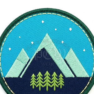 Hot Pick High Quality Custom Embroidery <b>Patch</b> Stylish Lightweight Eco-Friendly <b>Sew</b>-<b>On</b> Fabric <b>Patch</b> for Jackets Clothing Bags - Product Image 6