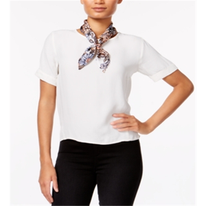 Sciarpa Quadrata di Lusso in Seta 100% Vintage Bouquet di Vince Camuto, Stampa Digitale, Taglia Unica - Nera per la Primavera - Product Image 1