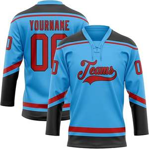 Maillot de hockey sur glace d'équipe personnalisé 2025 OEM Premium Sublimation Sportswear Chemise de jeu de qualité professionnelle Fournisseur en gros en vrac - Product Image 3