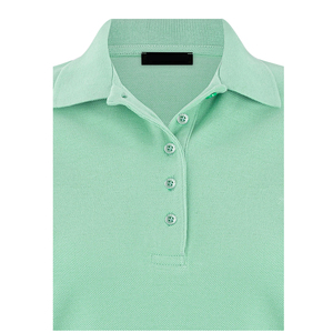 2024 patrón sólido de moda para mujer para camiseta de Polo mejor Material ropa de calle de punto para la venta camisas transpirables para mujeres - Product Image 6