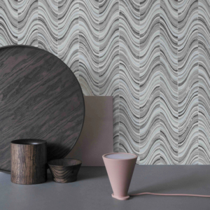 วอลล์เปเปอร์พีวีซีไวนิลกันไฟและกันควันสำหรับใช้ในครัวเรือนและการบริหารงานรูปทรงเรขาคณิตหินอ่อนที่ทันสมัย - Product Image 1