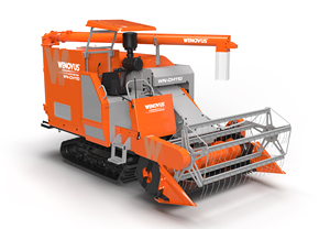 <b>Red</b> Mini Corn <b>Harvester</b> With Gear Drive Engine High Productivity Agricultural Machinery For Corn <b>Harvesting</b> - Product Image 4