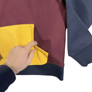 Sweat-shirt à capuche coupe-vent en coton mélangé stretch de couleur unie pour hommes, mode urbaine, respirant, sweat-shirt à capuche - Product Image 6