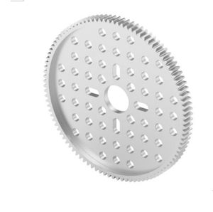 อะลูมิเนียมซีรีส์ 4302, MOD 0.8, เฟืองติดตั้งบนดุม (รูขนาด 14 มม., 100 ฟัน) สำหรับหุ่นยนต์ STEM REV WCP FTC FRC - Product Image 1