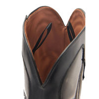 Bottes d'équitation en cuir véritable pour homme, de haute qualité, à fermeture éclair longue, bottes hautes, bottes d'équitation hautes jusqu'au genou