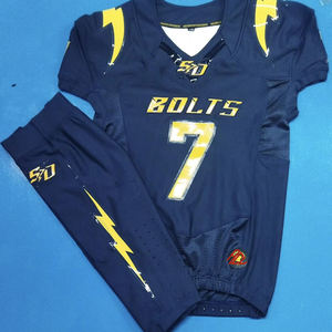 Jersey de equipo escolar de fútbol americano personalizado cosido en blanco, conjunto de fútbol transpirable, conjunto de uniforme de fútbol americano de práctica - Product Image 5