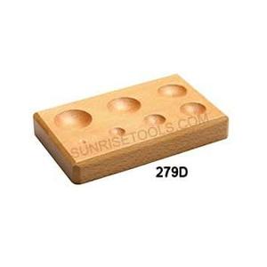 Herramienta y equipo de fabricación de joyas redondas de bloque de madera de 7 cavidades - Product Image 1