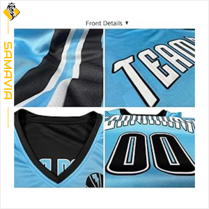 Maillots de basket-ball réversibles en maille: fabricant américain, vêtements d'équipe double face - Product Image 3