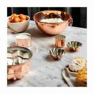 Nouveau design Bol en cuivre pour restaurant indien Évier de cuisine à double bol en cuivre de fabrication indienne avec bol en cuivre de haute qualité - Product Image 1