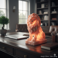 Lampe sculptée en forme d'animal en matériau organique, veilleuse écologique, rose naturel, objet d'art de collection, vente en gros du Pakistan