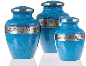 Stylish <b>Urn</b> Color Metal Aluminium Metal <b>Pet</b> <b>Urns</b> With export Quality For Dog Cats Ashes In Different Colors Direct From Factory - Product Image 2