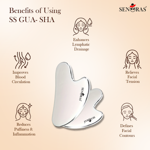 เครื่องมือแกะหน้าสแตนเลสคุณภาพดีที่สุดสำหรับขายส่ง ช่วยกระชับผิวหน้าให้เปล่งประกาย ผลิตภัณฑ์ช้อนนวดหน้า - Product Image 3