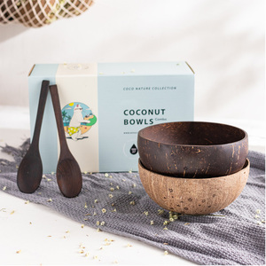 100% Natural Vintage Coconut Shell Bowl-Eco-Friendly Home Decor for <b>Presents</b> - Product Image 5