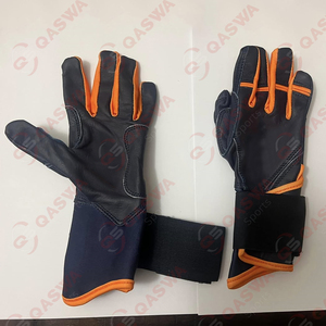 ถุงมือตีเบสบอลหนังปรับได้สำหรับผู้เล่นทีมมืออาชีพปรับสายรัดข้อมือน้ำหนักเบา - Product Image 5