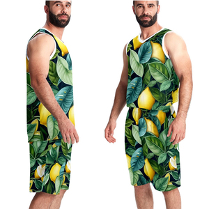 Vêtements de sport en polyester de haute qualité pour hommes, ensemble d'uniformes de basket-ball, dernier style imprimé, vente en gros directe d'usine - Product Image 6