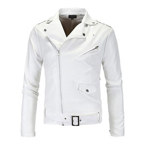 Chaqueta de Cuero para Motociclistas Unisex, Abrigo de Invierno de Lona, Diseño Elegante y Ajustado, Venta al por Mayor, Logotipo Personalizado - Product Image 1