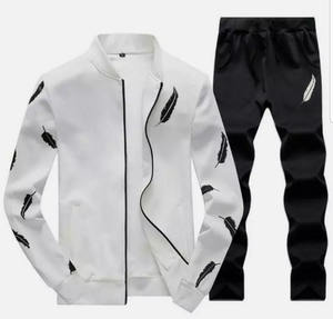 Ensemble survêtement pour homme respirant et léger, 100% coton, prix raisonnables, streetwear, survêtement pour homme en 2 pièces - Product Image 2