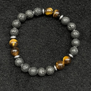 ลูกปัด tigereye 925เงินสร้อยข้อมือลูกปัด8มม. ปรับได้ขายส่งจำนวนมากเครื่องประดับแฟชั่นกำไลของขวัญ - Product Image 4