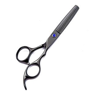 Tijeras de adelgazamiento de acero inoxidable de Color personalizadas de alta calidad para uso en salón portátil profesional con servicio OEM - Product Image 1