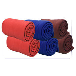 High Quality 100% Polyester Solid Fleece Blankets Super Soft Plaid Fleece <b>Throw</b> Manufactured by Vaibhav Exports - Product Image 1