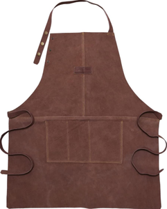 Delantal de soldadura de cuero partido De Vaca resistente a las chispas de seguridad Industrial de alta calidad para Protección corporal y de ropa - Product Image 1