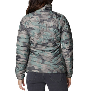 Chaqueta Bomber Corta Acolchada, Reversible, de Invierno, Tejida, Impermeable, con Lavado Vintage Desgastado, Personalizada de Fábrica - Product Image 2