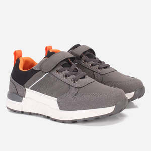 รองเท้าผ้าใบลำลองสำหรับเด็กผู้ชาย ELOWEN รุ่น Everyday Sports Trainers แบบผูกเชือก วัสดุสังเคราะห์ พื้นรองเท้าด้านในทำจากยาง EVA เหมาะสำหรับกิจกรรมกลางแจ้งในฤดูใบไม้ผลิ - Product Image 2