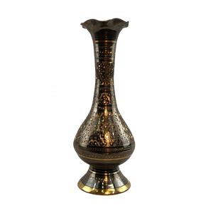 Customized Size Available <b>Table</b> <b>Top</b> <b>Decoration</b> Flower Vase Wholesale Manufacturer Handmade Design Brass Flower Pot at Low Price. - Product Image 2