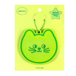 PVC Custom Logo Hand Portable Folding Cosmetic <b>Mirror</b> - Product Image 3