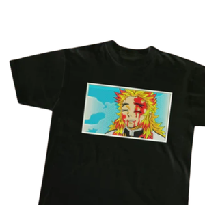 เสื้อยืดปักลายอะนิเมะออกแบบได้ตามต้องการเสื้อผ้าแนวสตรีทโอเวอร์ไซส์ผ้าฝ้ายปักลายการ์ตูนกราฟิกเสื้อยืดแฟชั่นใช้ได้ทั้งชายและหญิง - Product Image 5