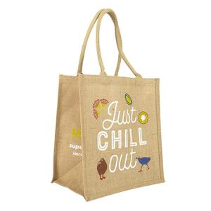 Bolsa de yute con asa de tela de algodón, bolsas de lona, bolsas de lona resistentes, compras de yute - Product Image 6