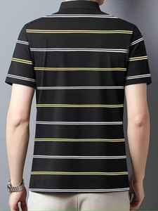 Polo de Nuevo Diseño 2026 para Hombre, Logotipo Personalizado, Camisa 100% Algodón, Corte Ajustado, Mangas Cortas, Patrón Liso, Tejido de Punto - Product Image 2