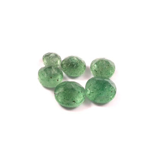 Venta al por Mayor de Cuarzo Verde Fresa Natural AAA+ de 5x5mm, Corte Facetado, Piedra Preciosa Suelta, Dureza 7.0, Certificado por Terceros para Joyería - Product Image 3