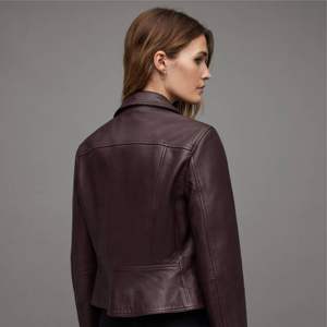 2024 classique nouveau Design femmes veste en cuir haute qualité dames femmes veste en cuir à vendre - Product Image 4