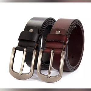 Ceinture en cuir véritable pleine fleur Offre Spéciale pour hommes ceinture de mode réglable avec boucle en alliage durable - Product Image 6