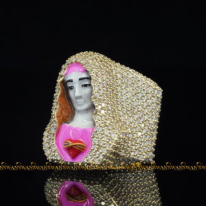 Anillo de oro amarillo de 14kt estilo Hip Hop, Diamante de moissanita Original helado con corte brillante que mejora la claridad VVS para bodas - Product Image 2