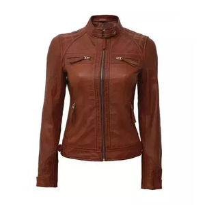 Chaquetas de cuero OEM personalizadas de alta calidad, proveedor al por mayor, chaquetas de motorista genuinas para hombres y mujeres - Product Image 4